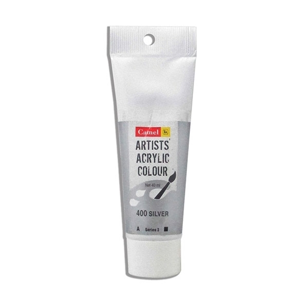 Picture of Camlin Artist Acrylic Colour 40ml - SR3 Silver (400)