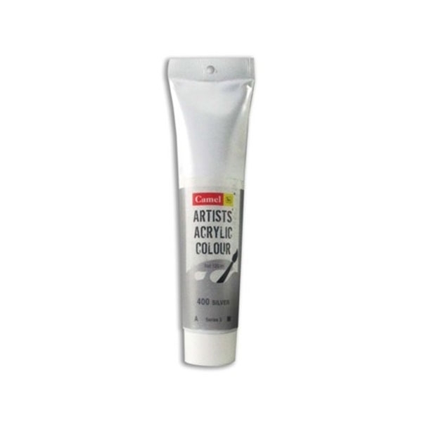 Picture of Camlin Artist Acrylic Colour 120ml - SR3 Silver (400)