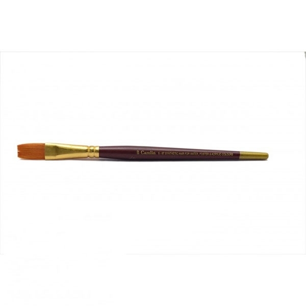 Picture of Camlin Synthetic Flat Brush - SR 67 (No.8)