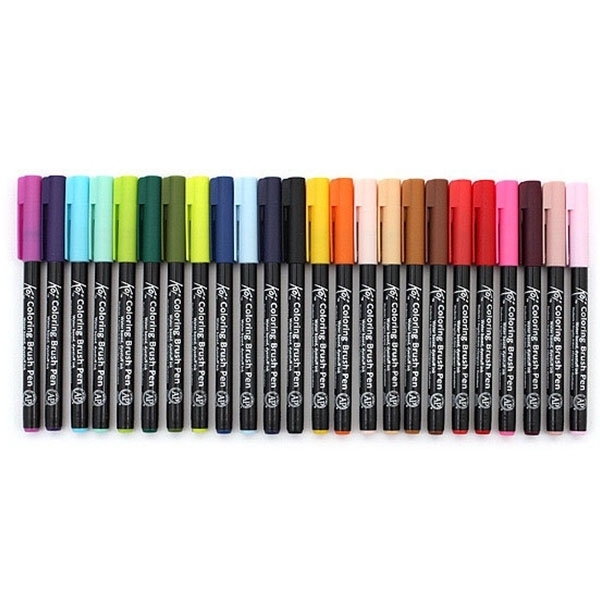 Picture of Sakura Koi Colouring Brush Pen Set - 24 Colours