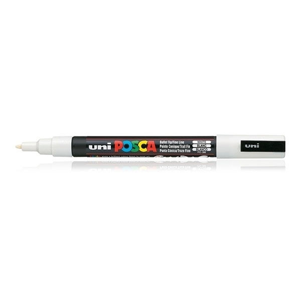 Uni Posca Medium Point White Paint Pen - {creative chick}