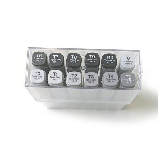 Picture of Copic Markers - Tonal Grey Set of 12 (TG12)
