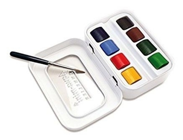 Picture of Sennelier Aqua Mini Watercolor Cake - 8 Metal Box