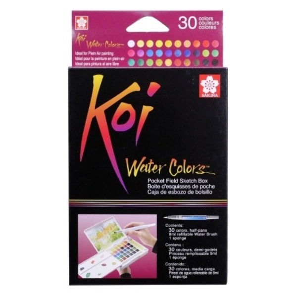Picture of Sakura Koi Watercolour Cakes - Set of 30 (Field Kit)