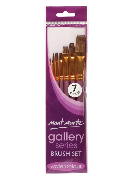 Picture of Mont Marte Gallery Series Watercolour Brush - Set of 7