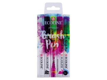Picture of Ecoline Brush Pen Primary Set of 5