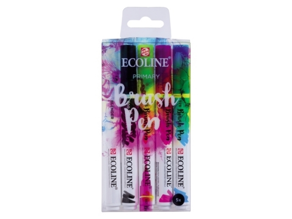 Picture of Ecoline Brush Pen Primary Set of 5