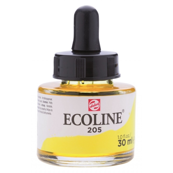 Picture of Ecoline Liquid Watercolor 30ml Lemon Yellow (205)