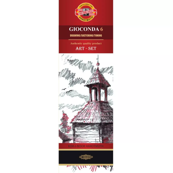 Picture of Kohinoor Gioconda Art Pencils Wallet Of 6