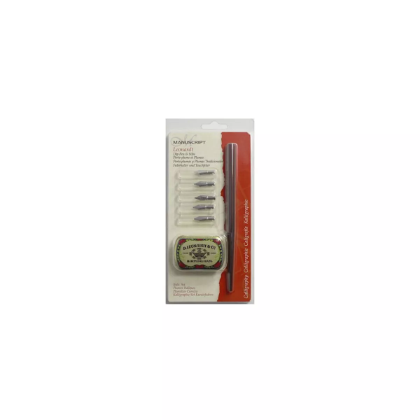 Picture of Manuscript Leonardt Dip Pen & Nibs Set of 5 - F/ M / B / 2B / 3B