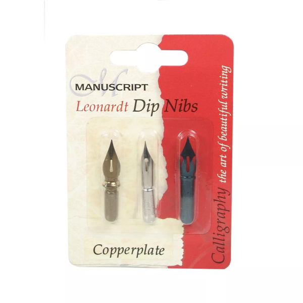 Manuscript Copperplate Calligraphy Nib Set of 3 (leonardt