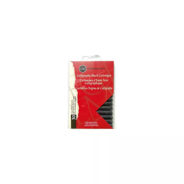 Picture of Manuscript Calligraphy Black Cartridge  Pack of 30