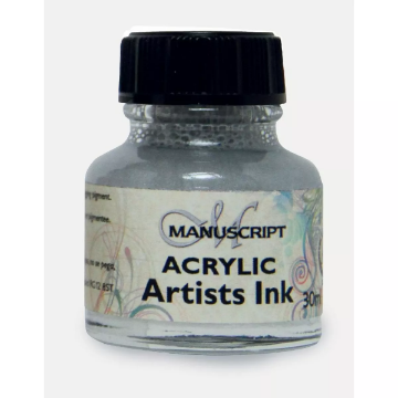 Picture of Manuscript Calligraphy Acrylic Ink Silver 30ml