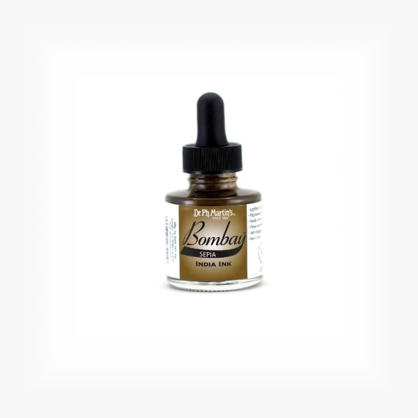 Picture of Dr.Ph.Martin's Bombay India Ink 30ml Sepia