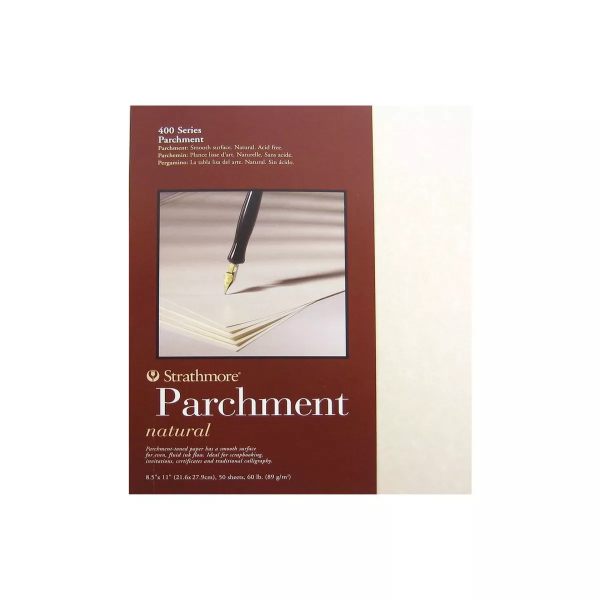 Picture of Strathmore 400 Series Natural Parchment Toned Paper - 89gsm 8.5x11" (50 Sheets)
