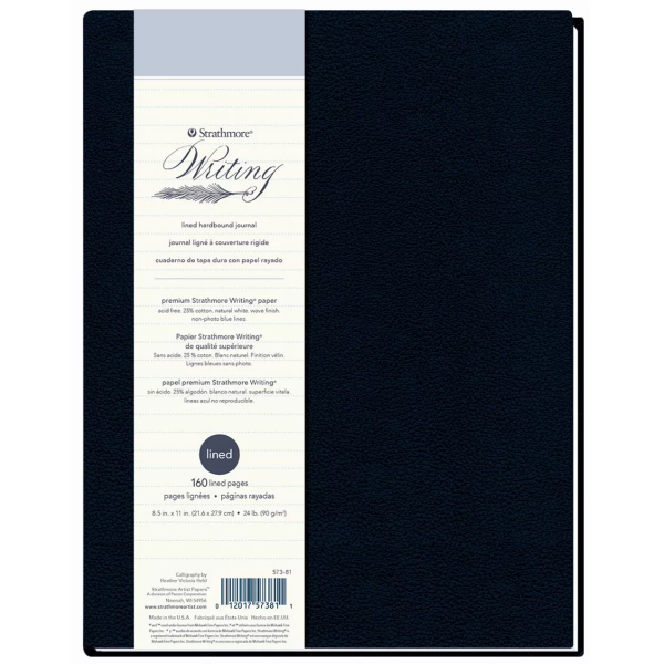 Picture of Strathmore 500 Series Writing Journal Hardbound - 25% Cotton 90gsm 8.5"x11" Lined (160 Pages)