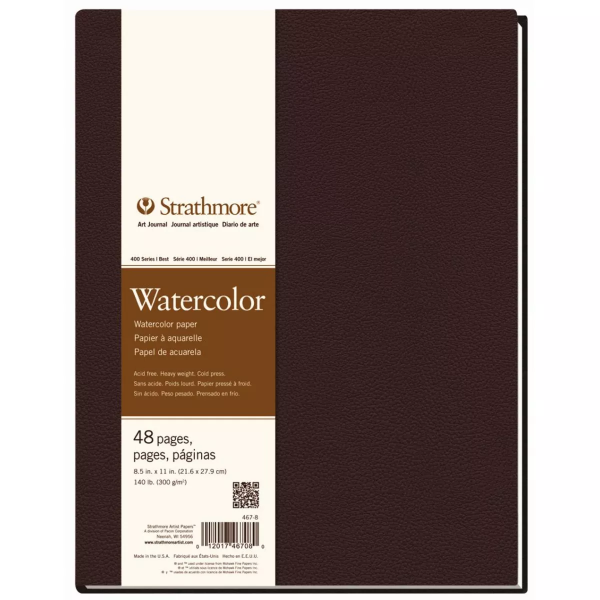 Picture of Strathmore 400 Series Watercolor Paper Art Journal - Cold Press - 8.5"x11" (48 Pages)