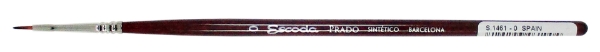 Picture of Escoda SR-1461 PRADO FILBERT GOLD TAME BRUSH No:0