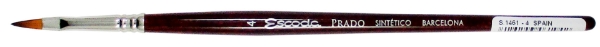 Picture of Escoda SR-1461 PRADO FILBERT GOLD TAME BRUSH No:4