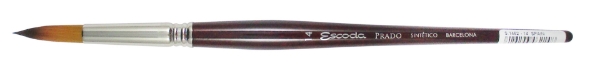 Picture of Escoda SR-1462 PRADO ROUND GOLD TAME BRUSH No:14