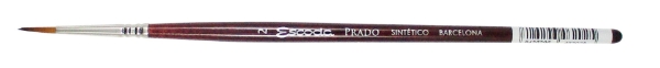 Picture of Escoda SR-1462 PRADO ROUND GOLD TAME BRUSH No:2