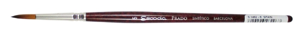 Picture of Escoda SR-1462 PRADO ROUND GOLD TAME BRUSH No:6