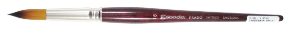 Picture of Escoda SR-1462 PRADO ROUND GOLD TAME BRUSH No:16
