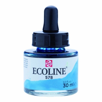 Picture of Ecoline Liquid Watercolour Sky Blue (578)