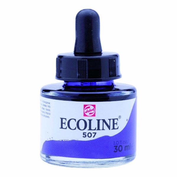 Picture of Ecoline Liquid Watercolor 30ml Ultram Violet (507)