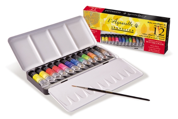 Picture of Sennelier l'Aquarelle Watercolour Set 12x10ml