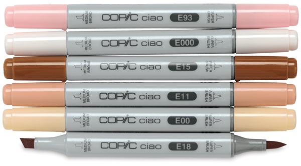 Picture of Copic Sketch Marker - Set of 6 (Skin Tones)