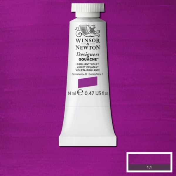 Picture of Winsor & Newton Designers Gouache 14ml - SR1 - Brilliant Violet (052)