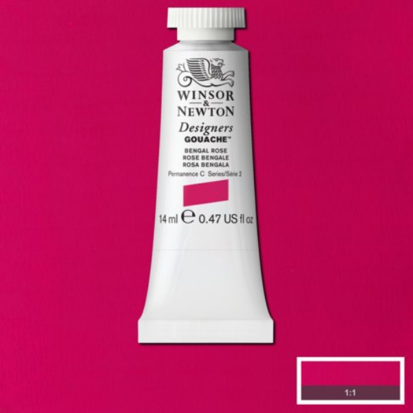 Picture of Winsor & Newton Designers Gouache 14ml - Bengal Rose (SR-2)