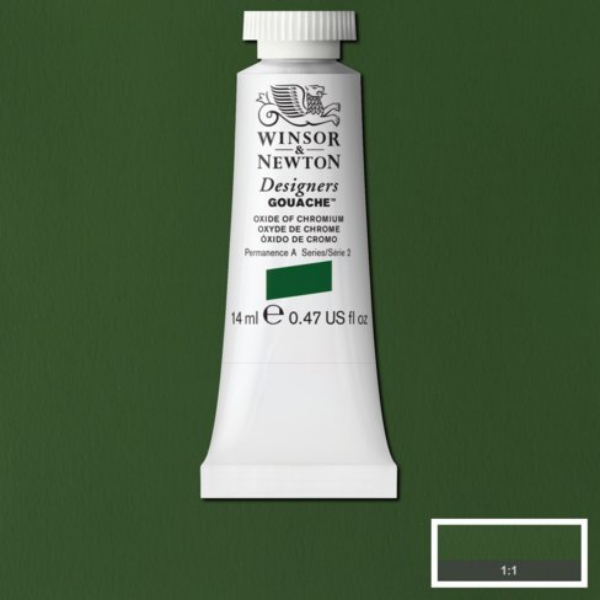 Picture of Winsor & Newton Designers Gouache 14ml - SR2 - Oxide Of Chromium (459)