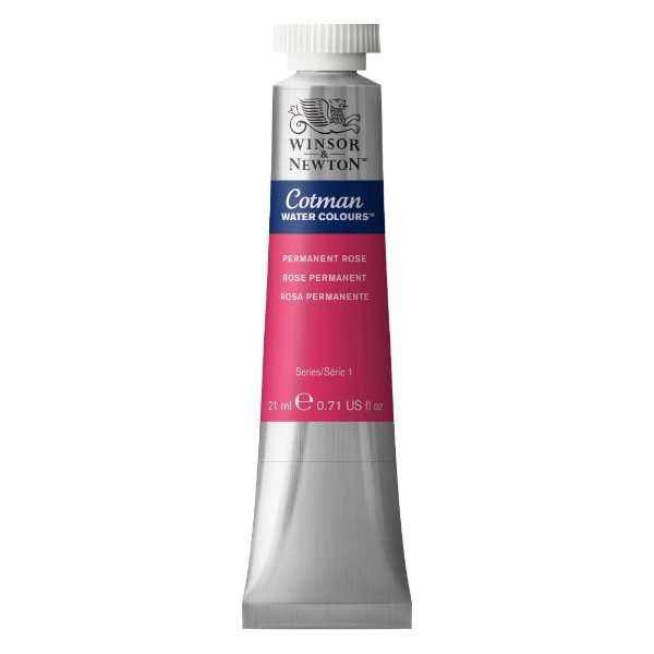 Picture of Winsor & Newton Cotman Watercolour 21ml - Permanent Rose (502)