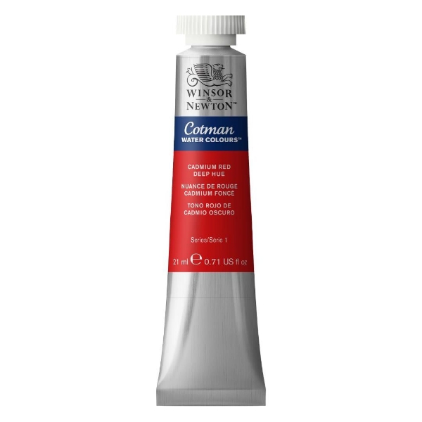 Picture of Winsor & Newton Cotman Watercolour - Cadmium Red Deep Hue (21ml)