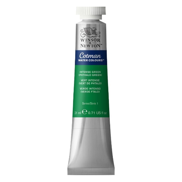 Picture of Winsor & Newton Cotman Watercolour - Intense Green (21ml)