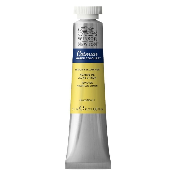 Picture of Winsor & Newton Cotman Watercolour - Lemon Yellow (21ml)