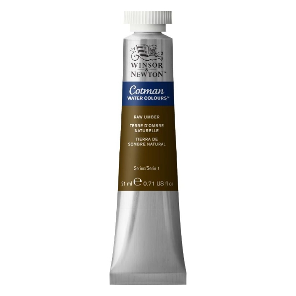 Picture of Winsor & Newton Cotman Watercolour - Raw Umber (21ml)