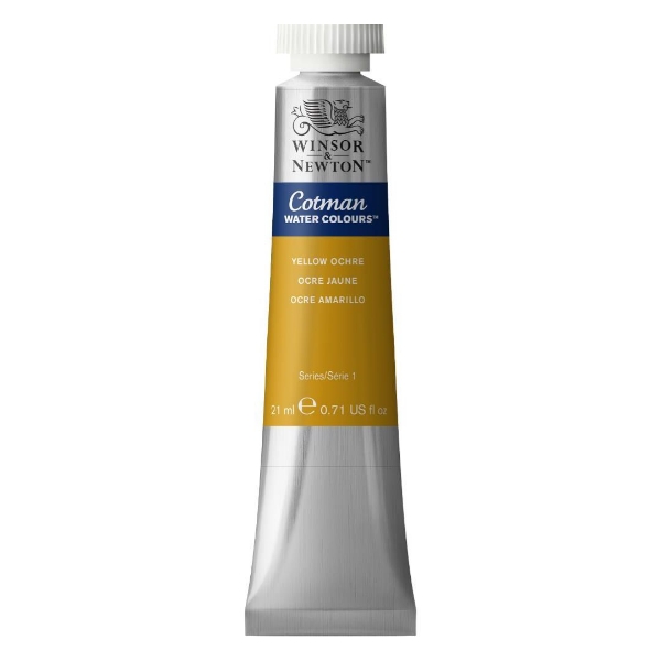 Picture of Winsor & Newton Cotman Watercolour - Yellow Ochre (21ml)