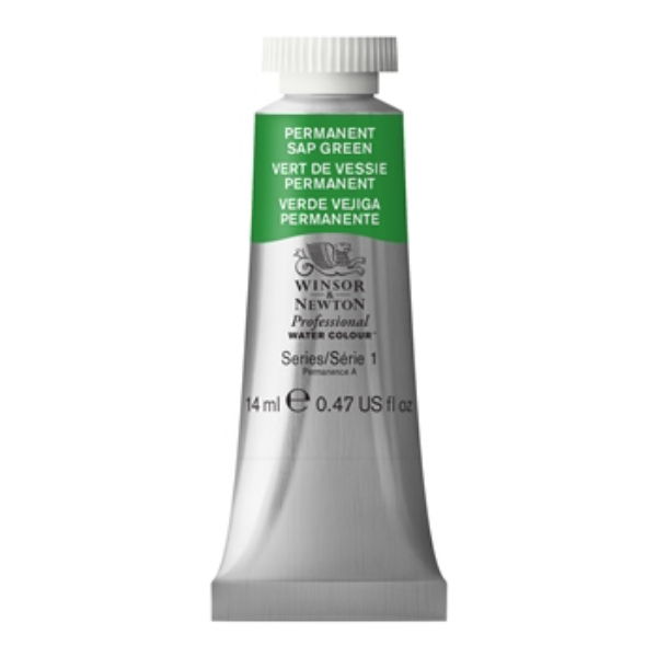 Picture of Winsor & Newton Professional Watercolour 14ml - Permanent Sap Green (SR- 1)