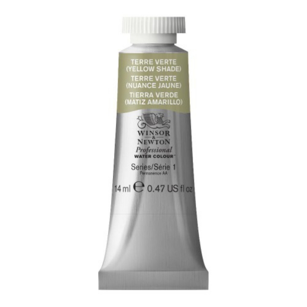 Picture of Winsor & Newton Professional Watercolour 14ml - Terre Verte Yellow Shade (SR- 1)