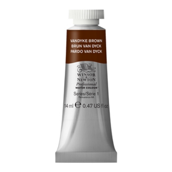 Picture of Winsor & Newton Professional Watercolour 14ml - Vandyke Brown (SR- 1)