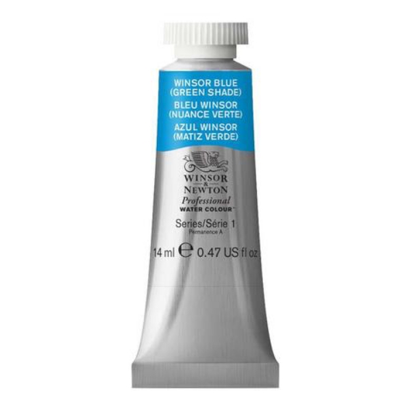 Picture of Winsor & Newton Professional Watercolour 14ml - Winsor Green Blue Shade (SR- 1)