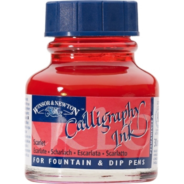 Picture of WN Calligraphy Ink 30ml Scarlet