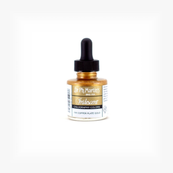 Picture of Dr.Ph.Martin's Iridescent Calligraphy Color 30ml Copperplate Gold