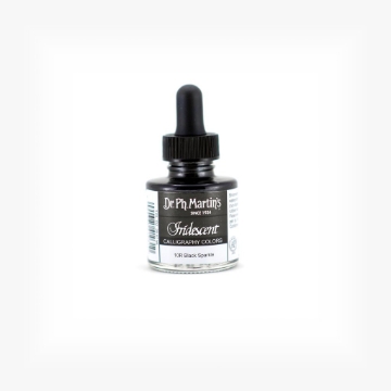 Picture of Dr.Ph.Martin's Iridescent Calligraphy Color 30ml Iridescent Black Sparkle