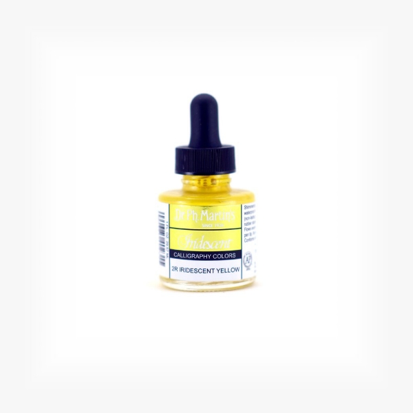 Picture of Dr.Ph.Martin's Iridescent Calligraphy Color 30ml Iridescent Yellow