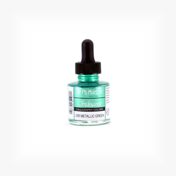 Picture of Dr.Ph.Martin's Iridescent Calligraphy Color 30ml Metallic Green