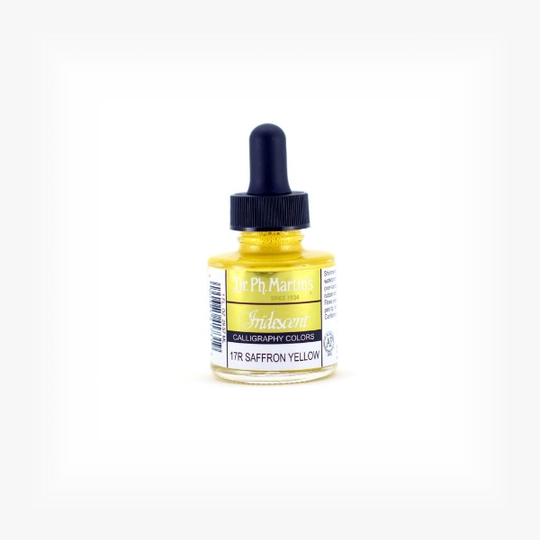 Picture of Dr.Ph.Martin's Iridescent Calligraphy Color 30ml Saffron Yellow